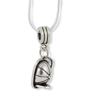 Fireman Helmet (with No 1 on Front) Charm Chain Necklace